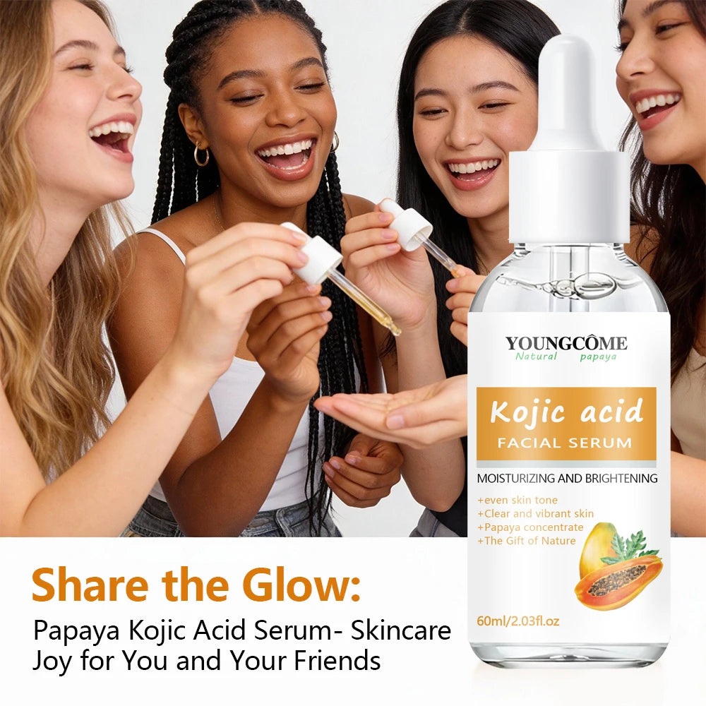 Kojic Acid Facial Essence: Lightweight Hydrating Serum for Nourishment, Even Skin Tone & Refreshed Vitality