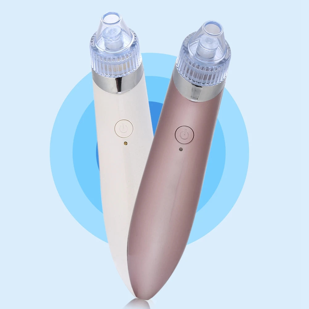 2 Colors Electric Skin Pore Cleaner Acne Pimple Nose Blackhead Suction Remover Beauty Machine