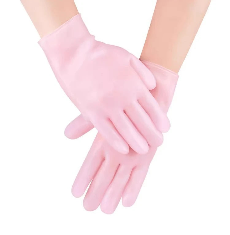 Silicone Moisturizing Gloves Anti-Slip Dead Skin Remove Gloves Preventing Dryness Exfoliating Gloves Hand Care Tools