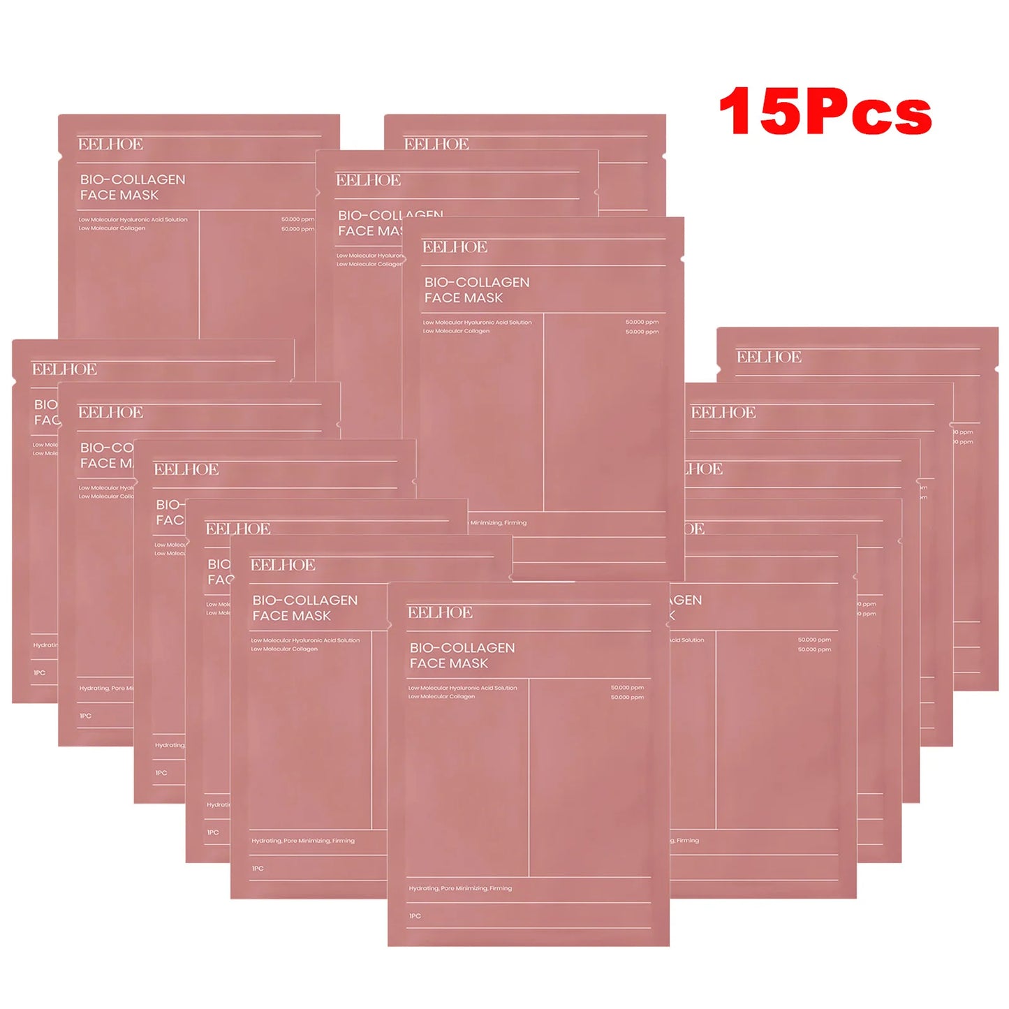 Bio-Collagen Face Mask | Deep Hydration & Pore Care (1/5/10/15 Pack)