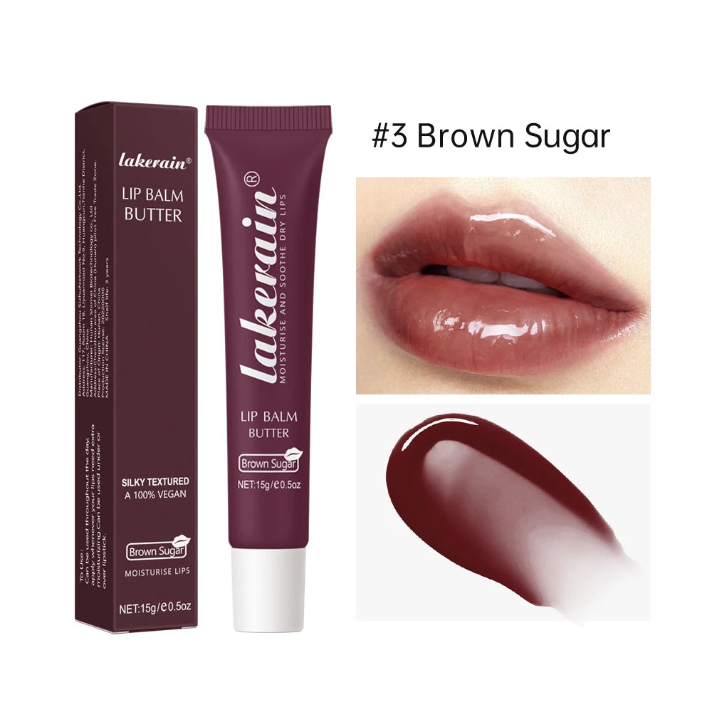Lip Balm Butter Moisturizing Nourishing Reduce Lip Lines Lip Oil Gloss Hydrates Soothes Dry Lips Skincare Makeup Product
