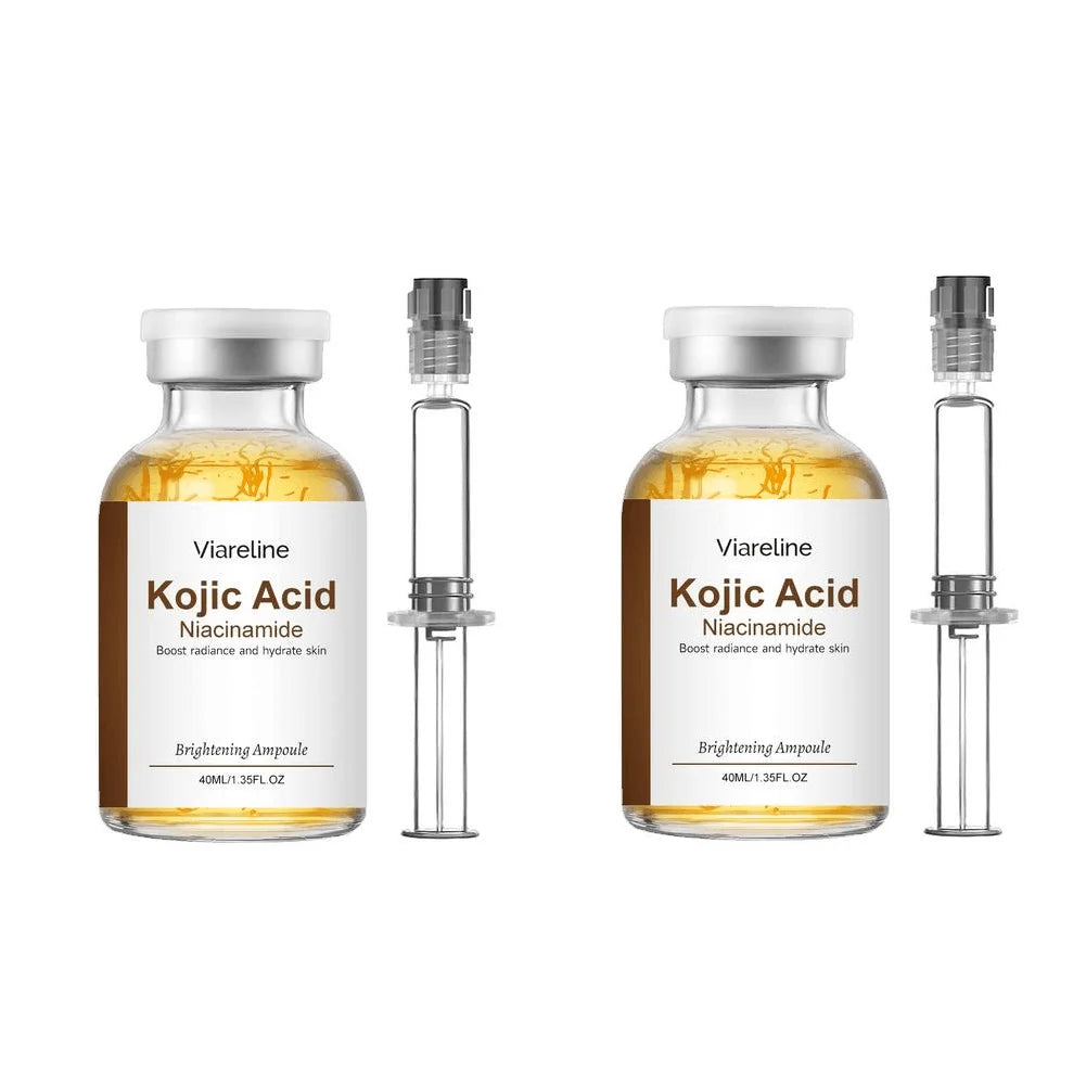 40ml Kojic Acid Nicotinamide Facial Care Essence Ampoule Serum Collagen Deeply Moisturizing Essence Brightens and Evens Skin