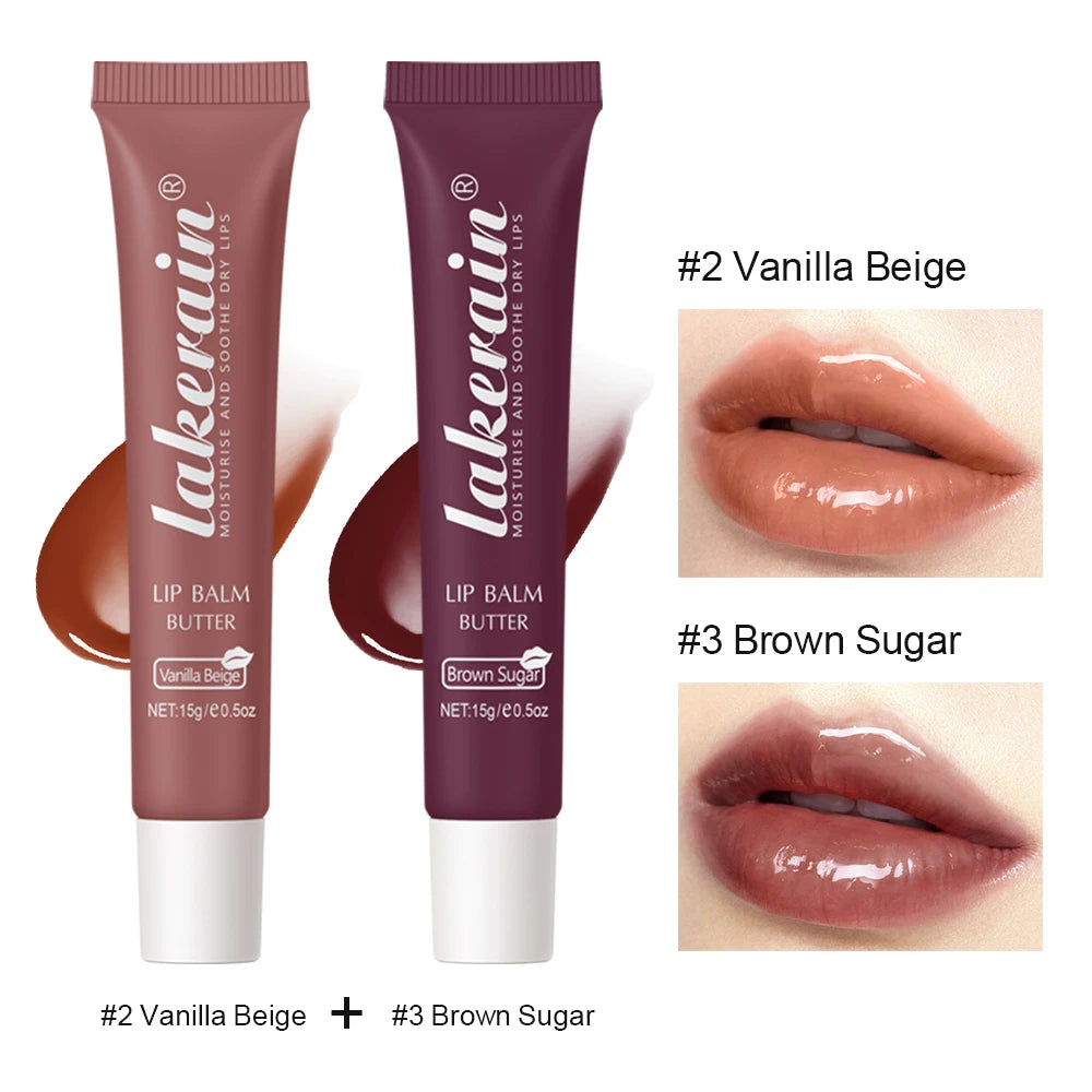 Lip Balm Butter Moisturizing Nourishing Reduce Lip Lines Lip Oil Gloss Hydrates Soothes Dry Lips Skincare Makeup Product