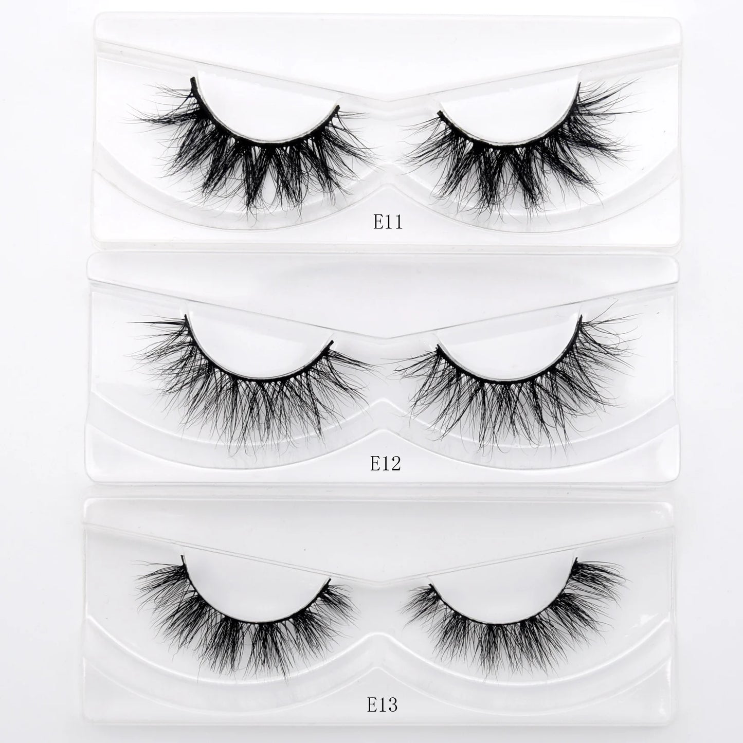 Visofree 30/40/100 Pairs 3D Mink Lashes With Tray No Box Handmade Full Strip Lashes Mink False Eyelashes Makeup eyelashes cilios