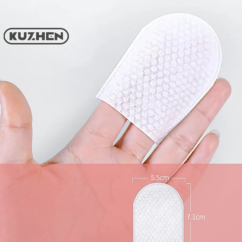 120pcs/Bag U-Shaped Pocket Cotton Pad Makeup Facial Cotton Pads Soft Cosmetic Pad For Face Make Up Removing Pad