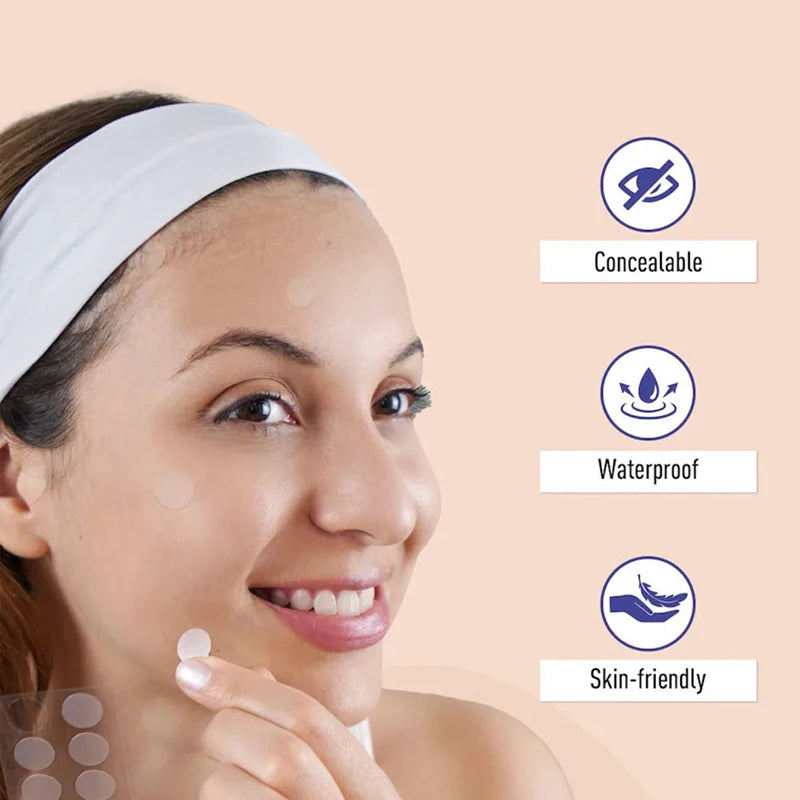 720pcs Invisible Acne Pimple Patch – Hydrocolloid Spot Stickers for Fast Healing & Oil Absorption | Unisex Skincare