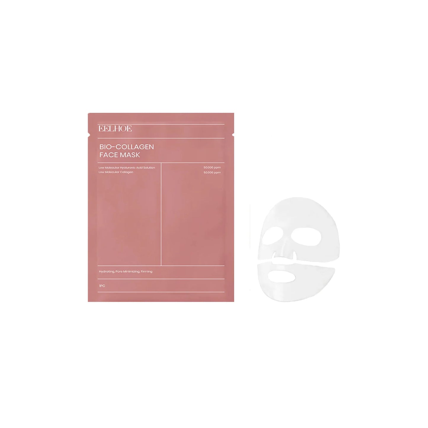 Bio-Collagen Face Mask | Deep Hydration & Pore Care (1/5/10/15 Pack)
