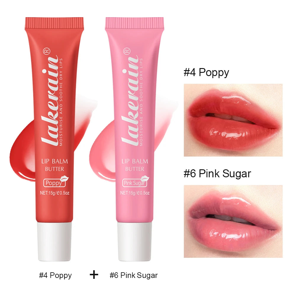 Lip Balm Butter Moisturizing Nourishing Reduce Lip Lines Lip Oil Gloss Hydrates Soothes Dry Lips Skincare Makeup Product