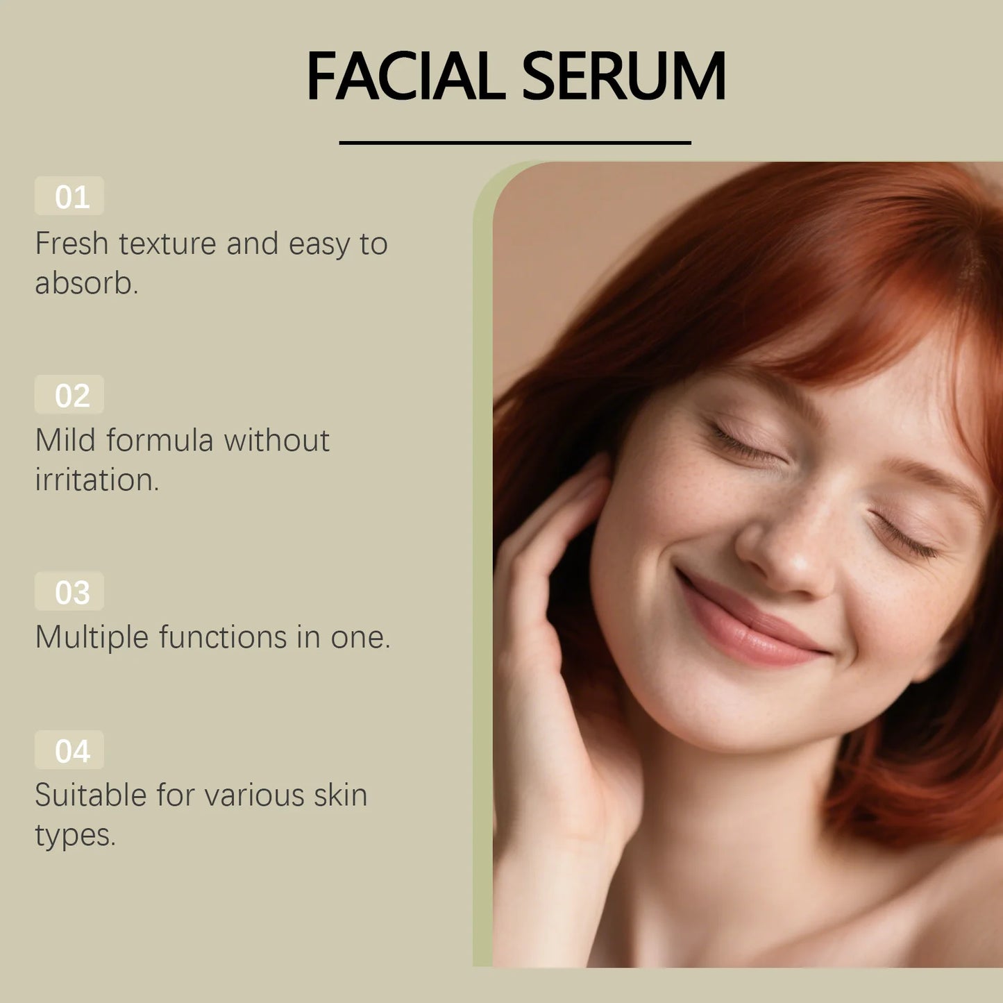 Hyaluronic Acid Moisturizing Facial Serum Hydrating Glow Boosting Face Care Essence for Dry Skin Nourishing Brighten Skincare