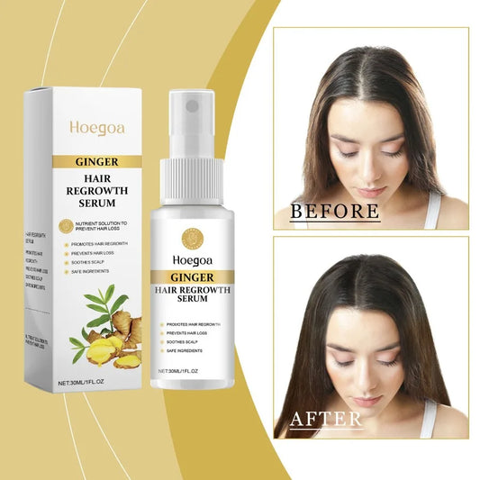 Hoegoa Hair Essence Spray Volumizing Hair Hair Soft Luster Ginger Hair Care Scalp Treatment Spray