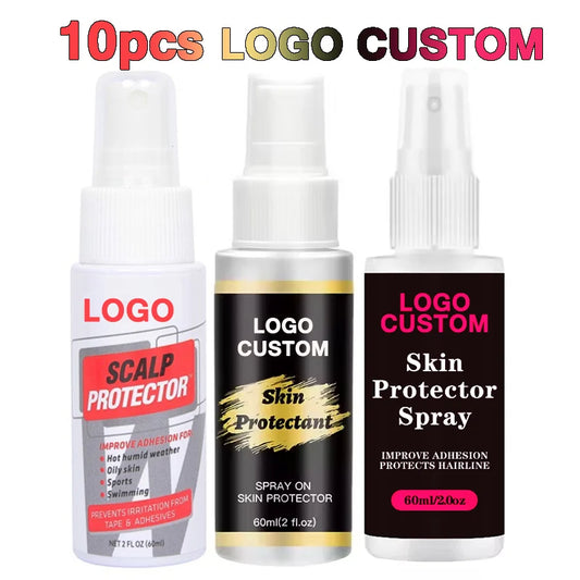 Skin Protectant 10Pcs Sensitive Skin Scalp Protector Logo Custom Irritation Protection From Lace Wig Glues Tapes Hair Adhesives