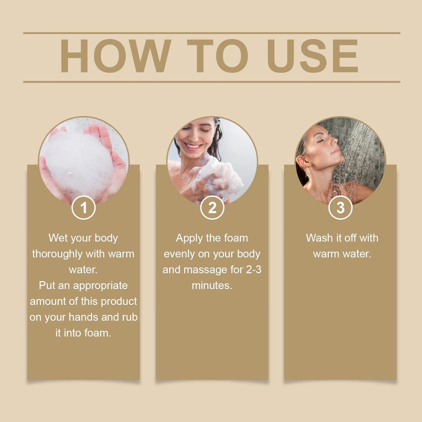 Happy Bath Body Wash Oil – Back Acne Care & Smooth Skin