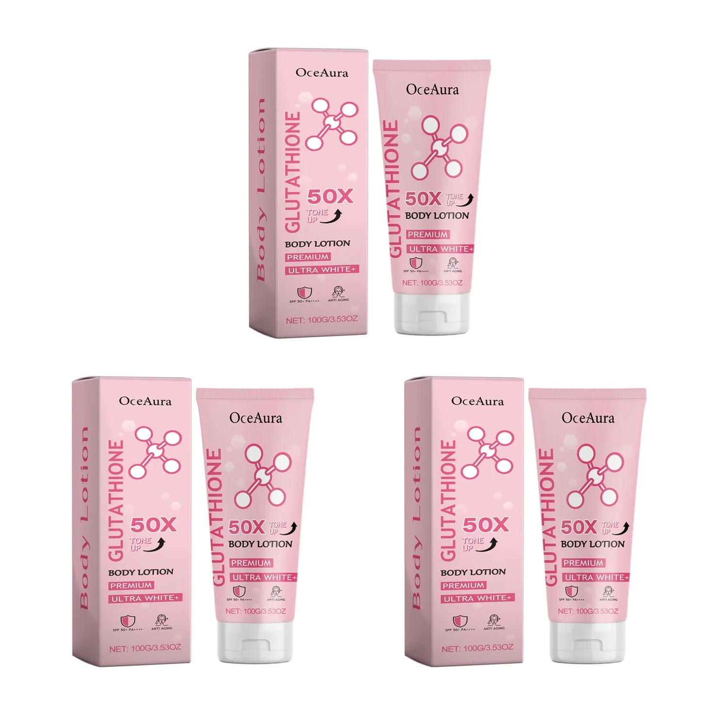 Glutathione Body Lotion Brightening Hydrating Revitalize Even Skin Tone Improve Skin Dry Rough Dullness Moisturizing Body Lotion