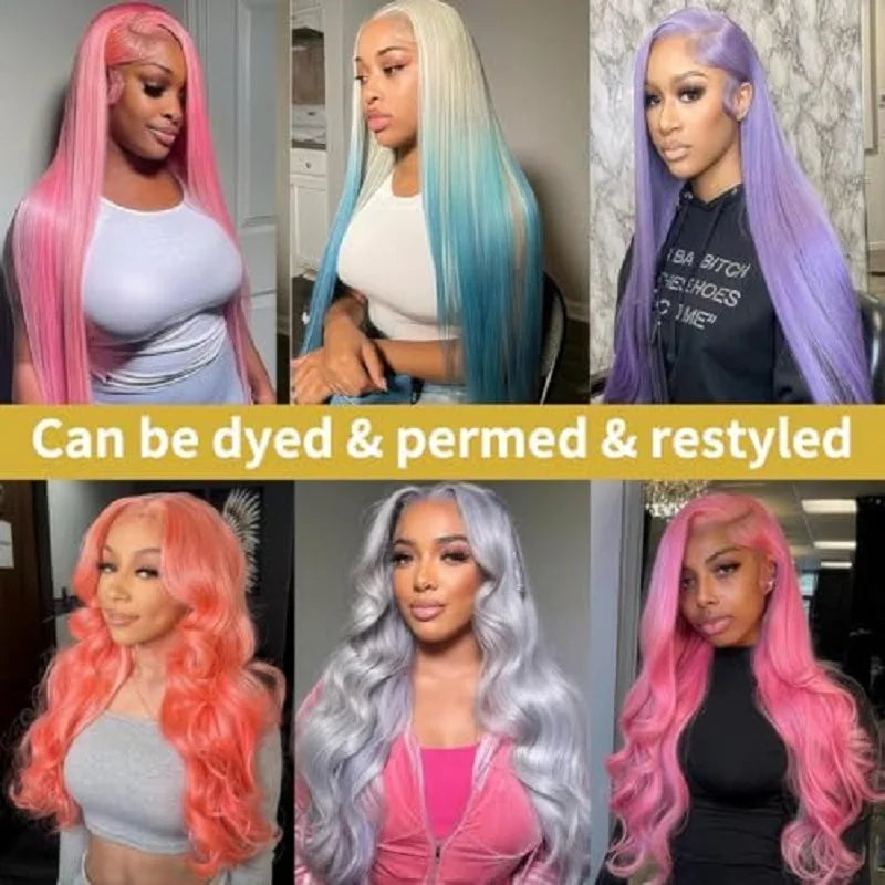 613 Blonde Body Wave Lace Front Wig | 13x4 & 13x6 HD Transparent Human Hair | 30" 40" 42" Pre-Plucked Brazilian Wig
