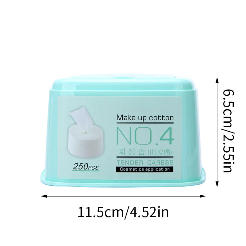 250 Disposable Face Towels – Cotton Soft Dry Wipes for Sensitive Skin & Makeup Removal