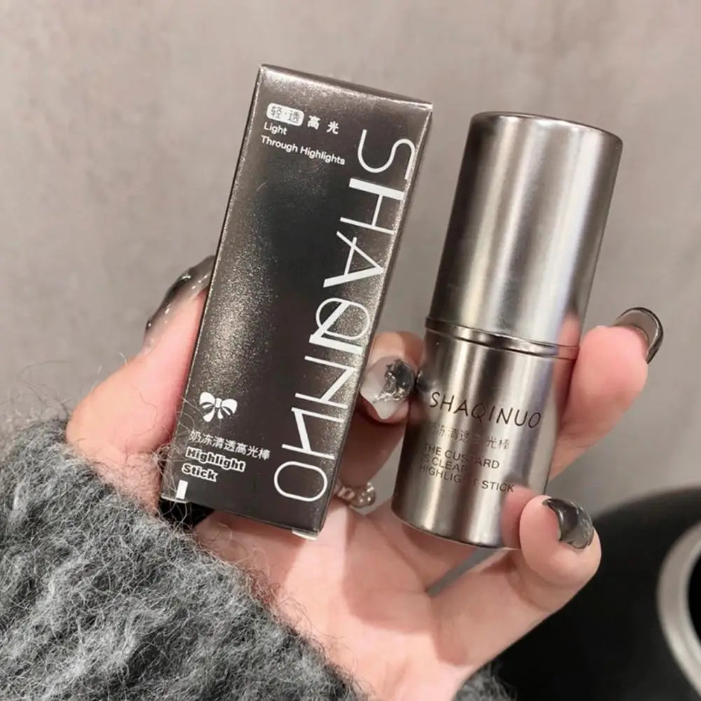 Wet And Shiny Highlighter Stick Brightening Eyes And Contouring Bar Pearlescent Natural Water Light Makeup