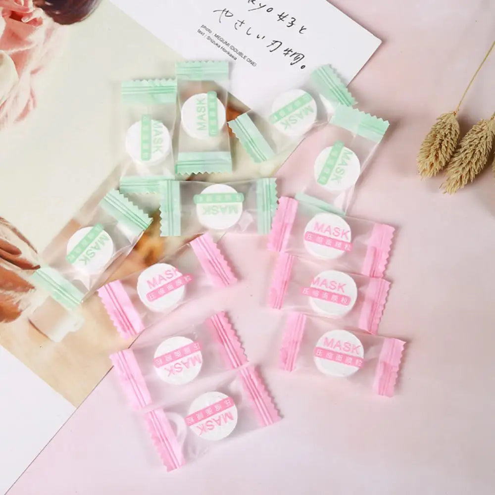 Compressed Mask Skin Care Desechable Nonwovens Paper Compressed Mask Skin Care Made Facial Mask Fabric Independent Packaging