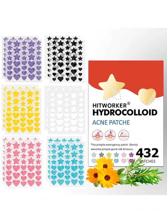 432Count Acne Patch, Alcohol Free, Fragrance Free, Gentle and Effective, Used to Cover Acne and Flaws, Facial Spot Patch