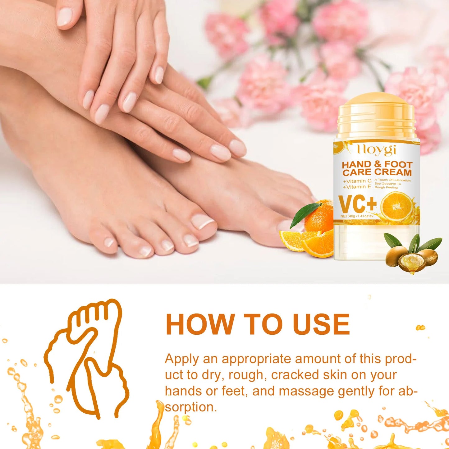 Anti Crack Foot Cream Remove Dead Skin Calluse Drying Repair Heel Chapping Smooth Nourishing Exfoliating Moisturizer Foot Cream