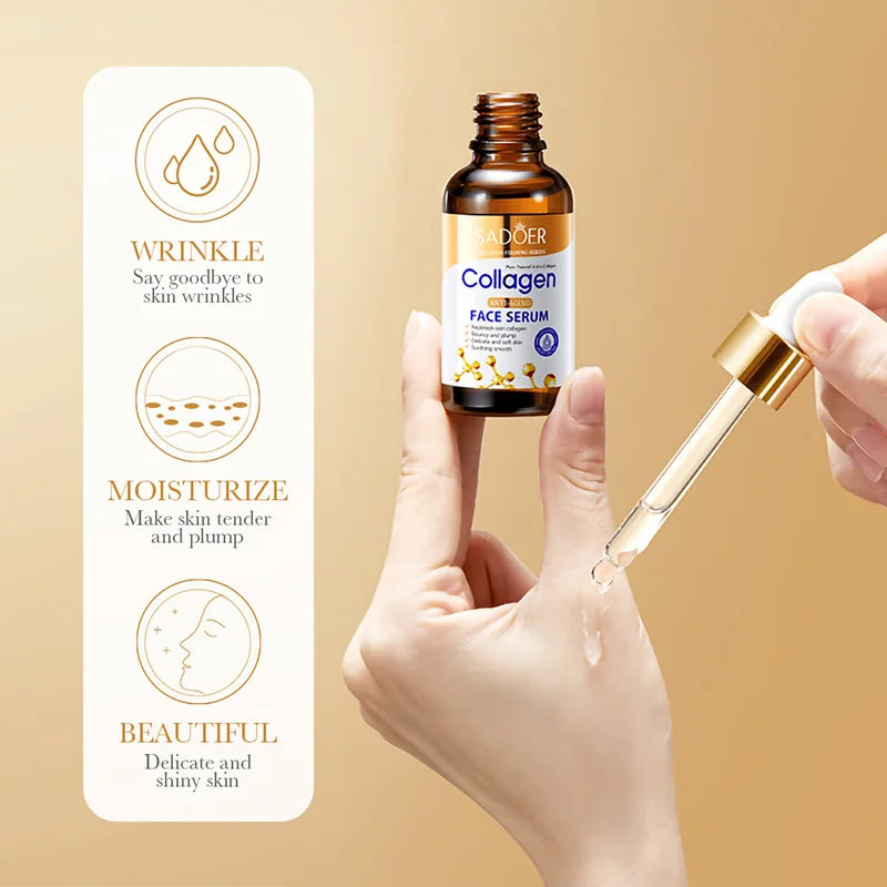 Collagen facial essence skin care Facial essence liquid firming, moisturizing, nourishing facial essence skin care