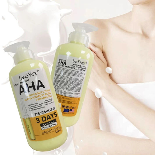 Whitening Body Lotion – 500ml Vitamin C, Glutathione & AHA for Bright, Smooth Skin