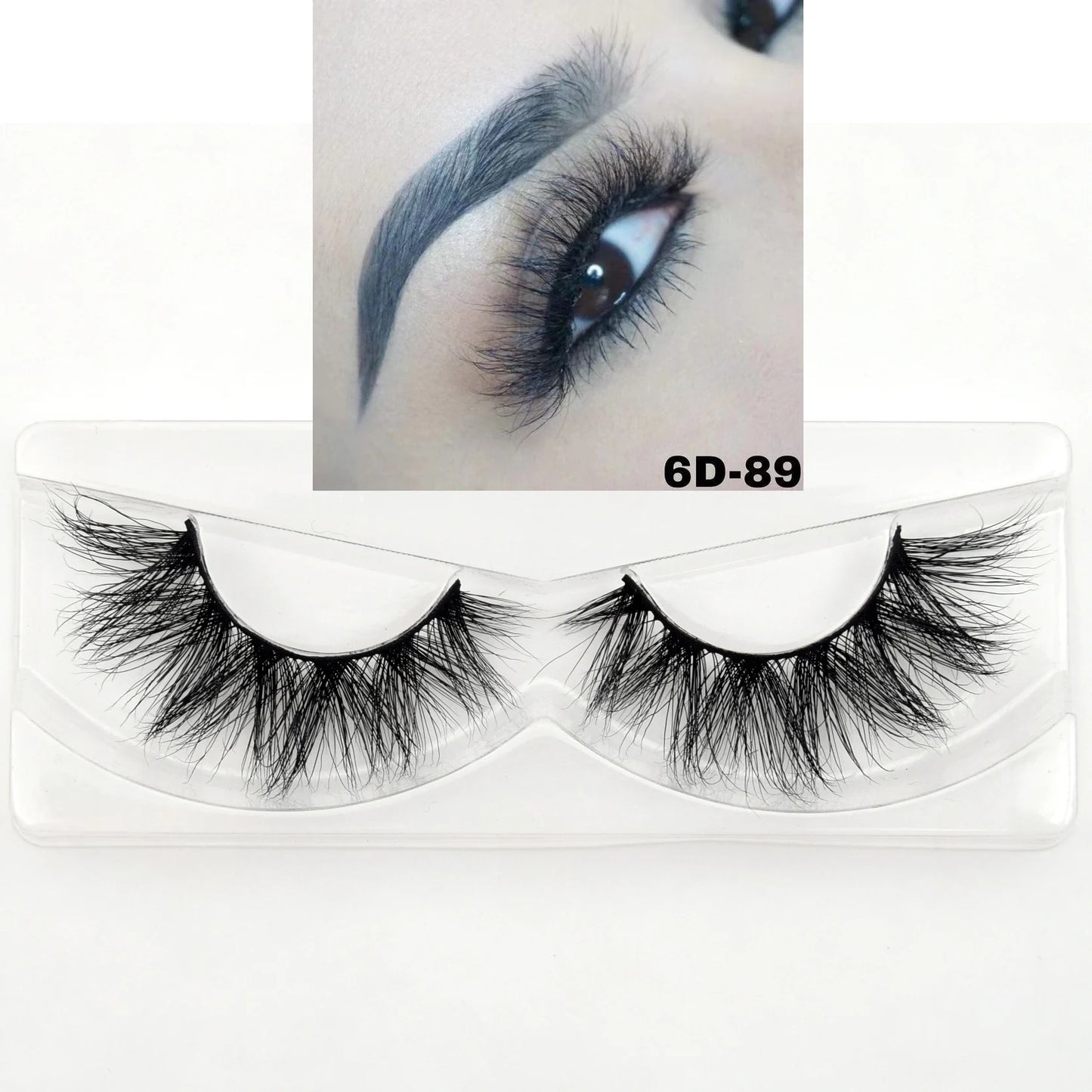 Visofree 30/40/100 Pairs 3D Mink Lashes With Tray No Box Handmade Full Strip Lashes Mink False Eyelashes Makeup eyelashes cilios
