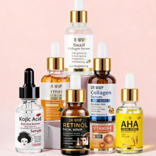 Korean Facial Serum With Collagen, Vitamin C & Kojic Acid Face Serum Lifting, Firming , Moisturizing, Soothing, Evens Skin Tone