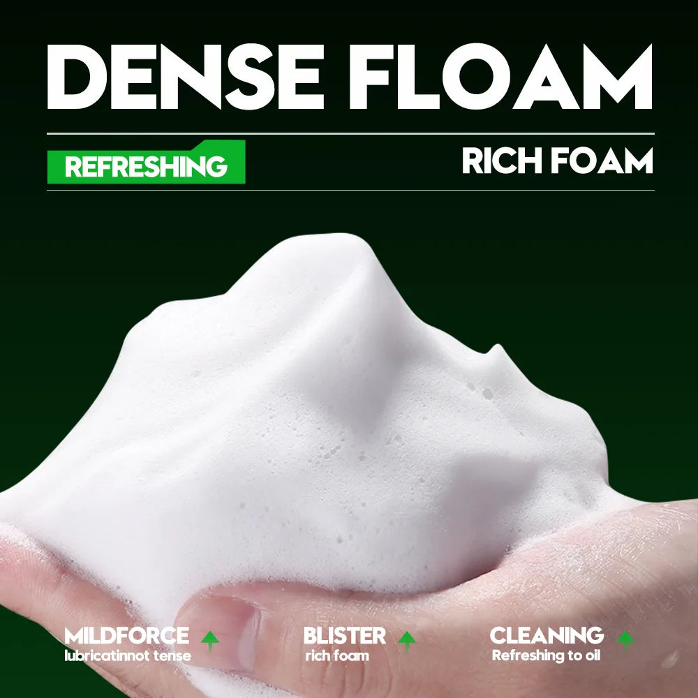 Men’s Cool Facial Cleanser – Deep Cleansing, Refreshing, Moisturizing & Pore Tightening | 100g