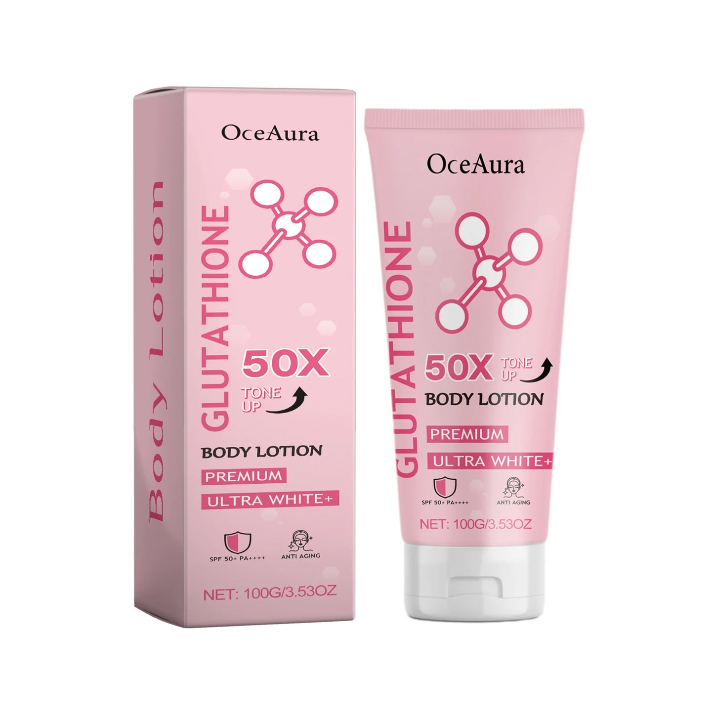 Glutathione Body Lotion Brightening Hydrating Revitalize Even Skin Tone Improve Skin Dry Rough Dullness Moisturizing Body Lotion