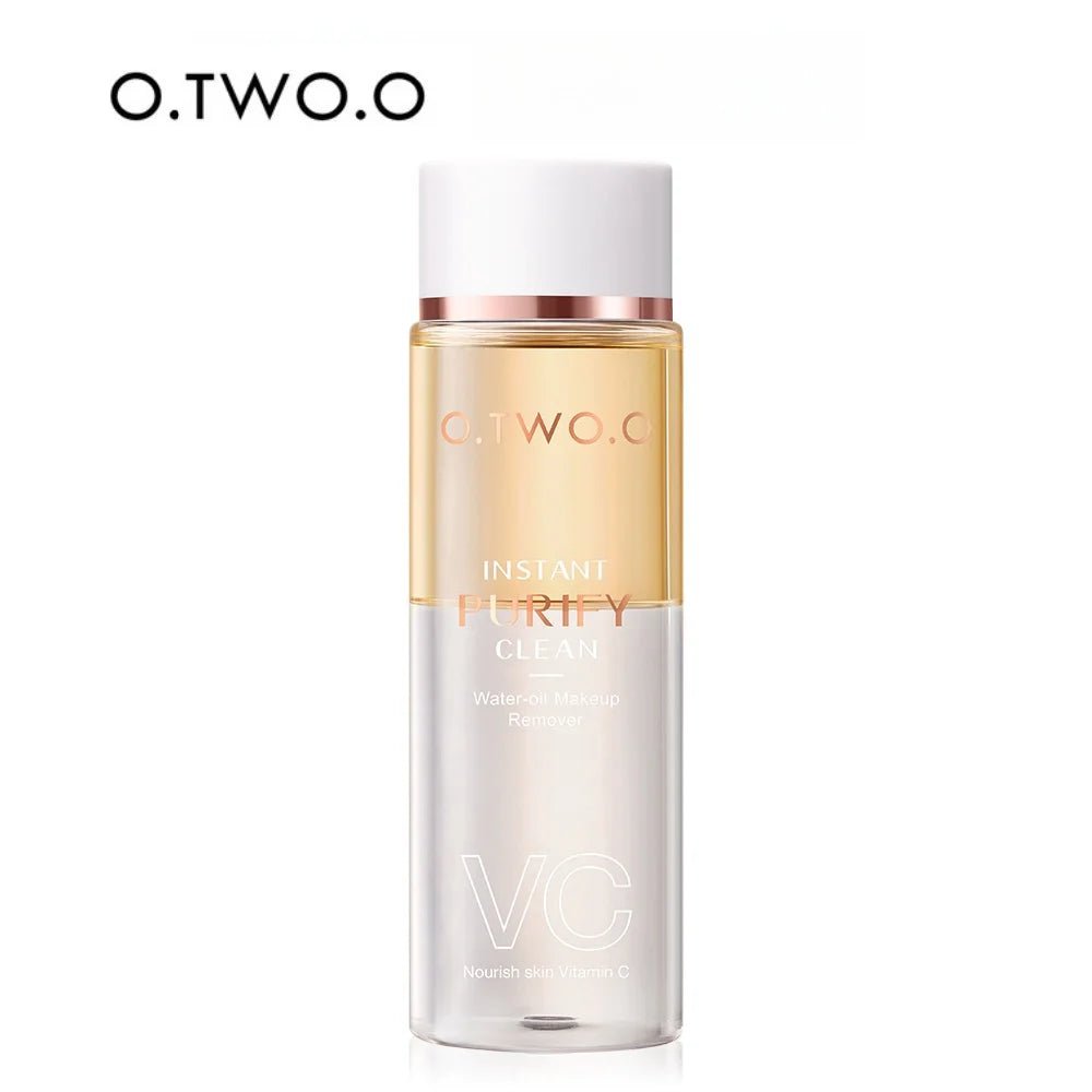 O.TWO.O Water-oil Makeup Remover VC Essense Deeply Cleanse Full Face Makeup Instant Purify Cosmetics Residual For All Skin Typle