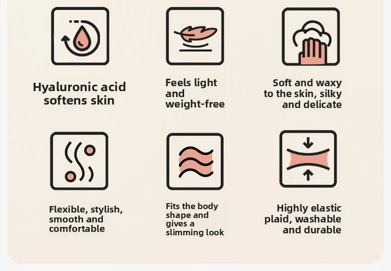 Hyaluronic Acid Skin Care Clothing Men's Invisible Ultra-Thin Spring & Fall Far Infrared Heating Skin Care Clothing Bottoming