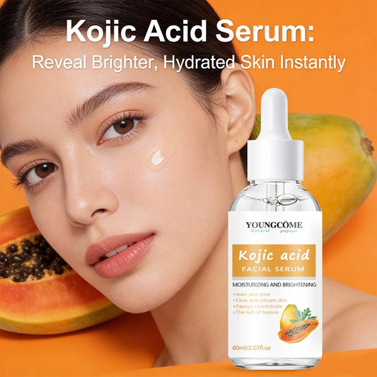 Kojic Acid Facial Essence: Lightweight Hydrating Serum for Nourishment, Even Skin Tone & Refreshed Vitality