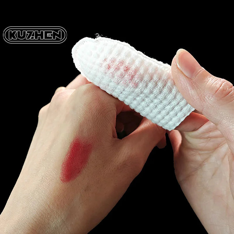 120pcs/Bag U-Shaped Pocket Cotton Pad Makeup Facial Cotton Pads Soft Cosmetic Pad For Face Make Up Removing Pad