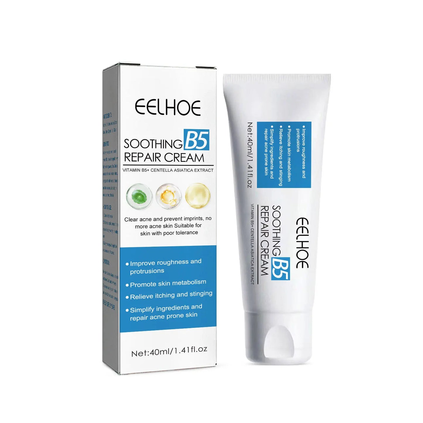 Centella Asiatica Repair Cream For Moisturizer Boost Skin Metabolism Brighten Skin Restore Skin Shrink Pores A-cne Removal Cream