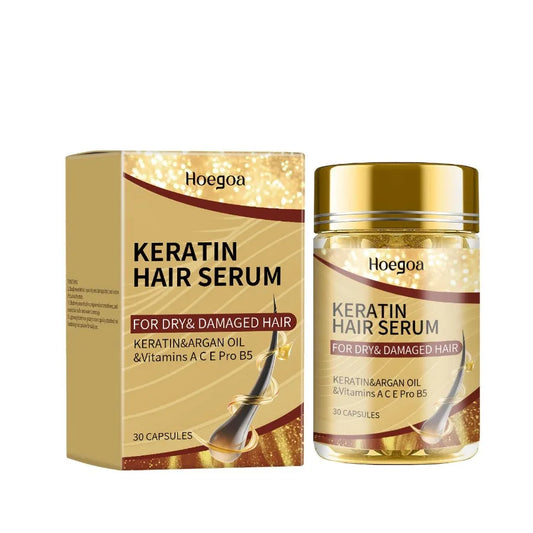 Hoegoa Argan Hair Care Oil Repair Dry Split Hair Smooth And Glossy Hair Care Oil