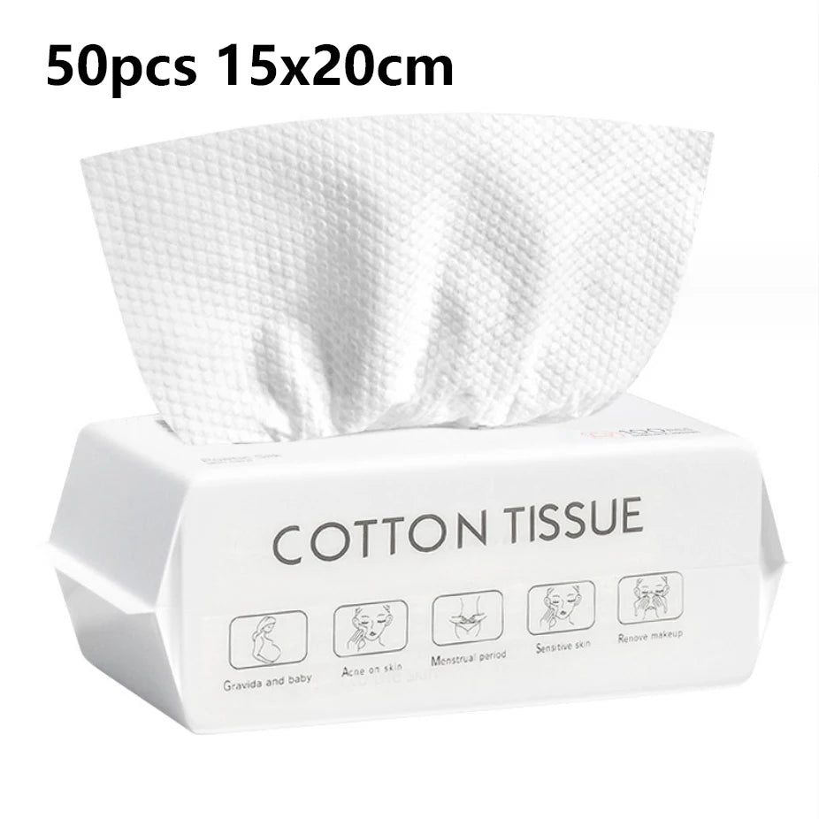 1 Pack Disposable Face Towels | Thick, Soft Makeup Cleansing Tissues for Skincare & Washing