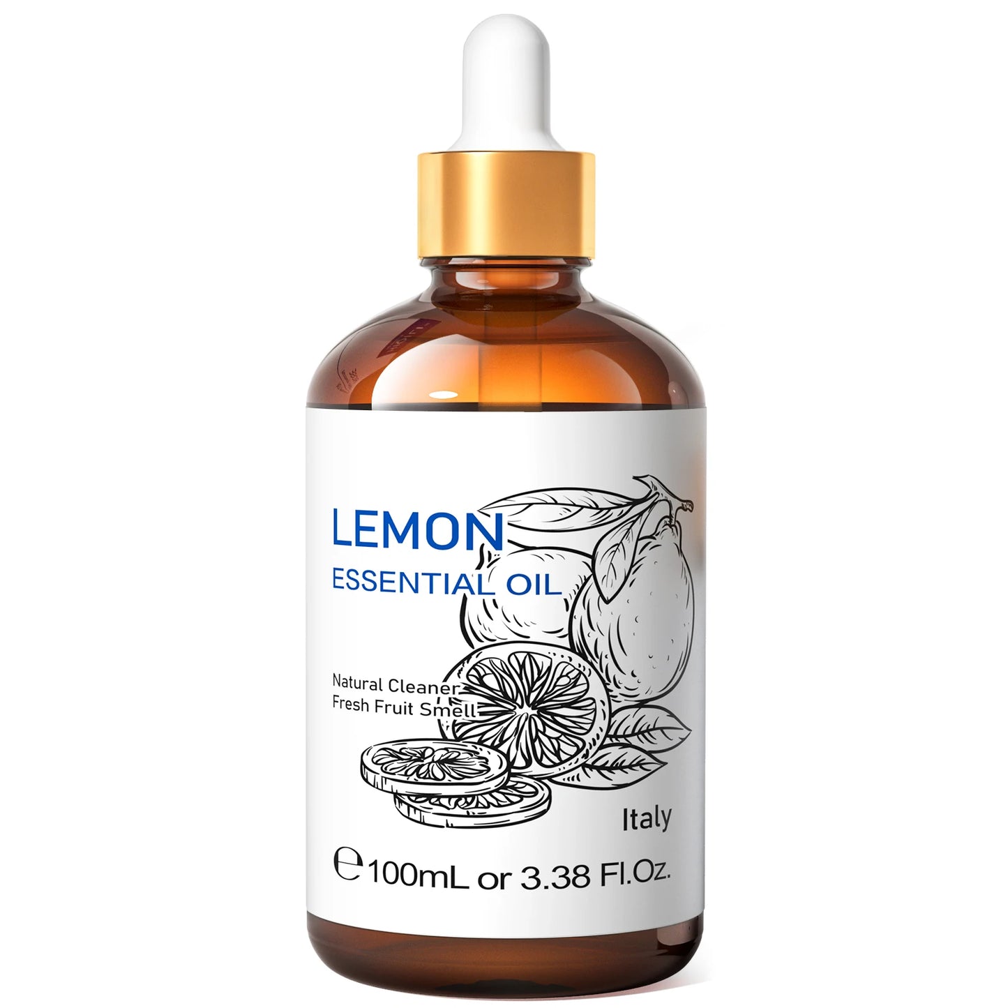 HIQILI Tangerine Essential Oil 100ml | Pure Citrus Oil for Diffuser, Cleaning, Massage & Soap Making