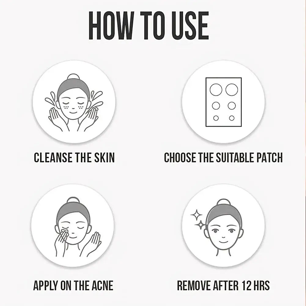Acne Care Patch Anti-inflammatory Healing Absorbing Spot Sticker Covering Acne Skin Care Stickers Multiple Shapes Pimple Patch