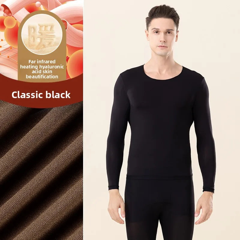Hyaluronic Acid Skin Care Clothing Men's Invisible Ultra-Thin Spring & Fall Far Infrared Heating Skin Care Clothing Bottoming