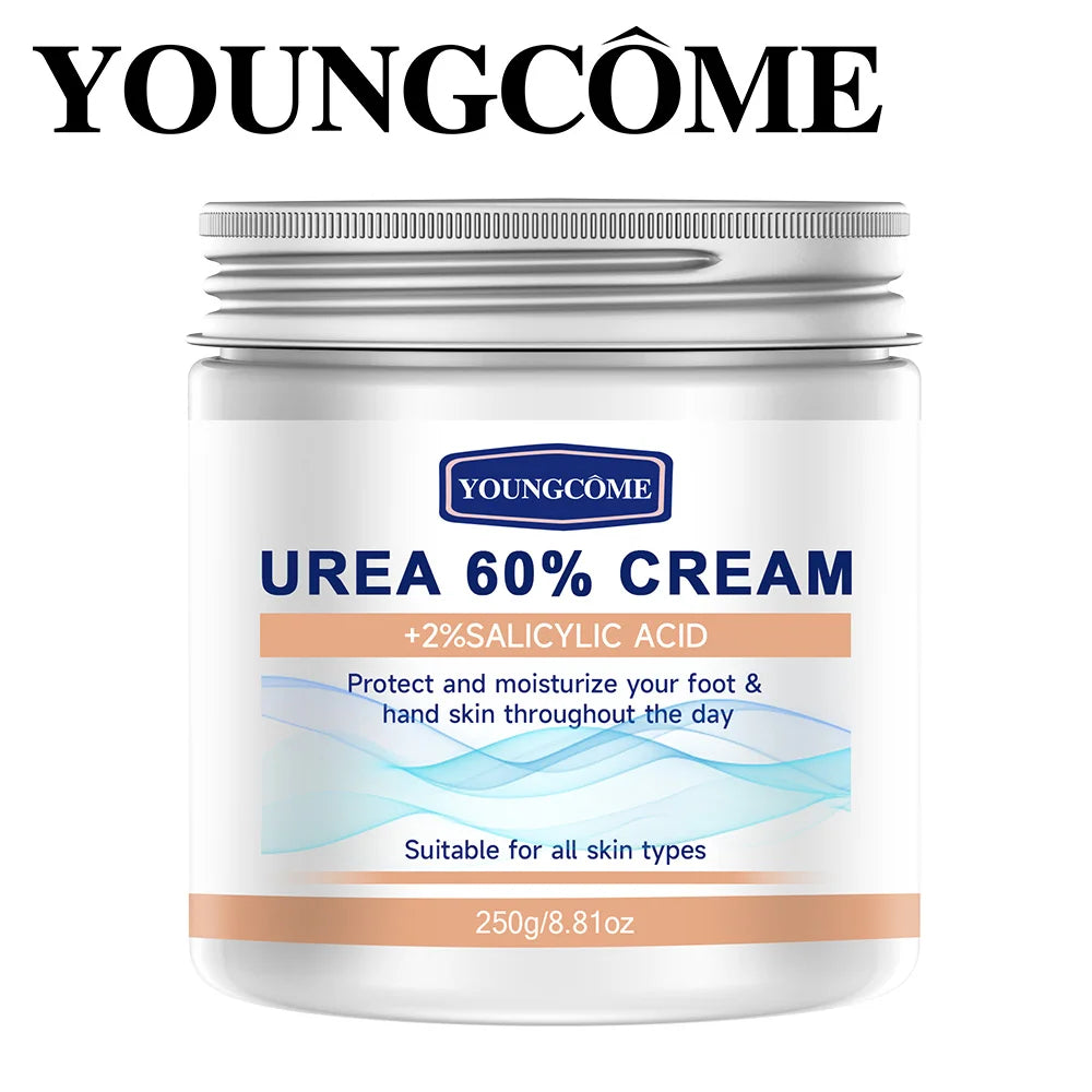 60% urea cream+2% salicylic acid moisturizing foot care cream can moisturize your FOOT,improving dryness and roughness