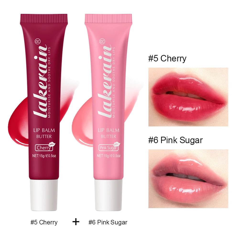 Lip Balm Butter Moisturizing Nourishing Reduce Lip Lines Lip Oil Gloss Hydrates Soothes Dry Lips Skincare Makeup Product