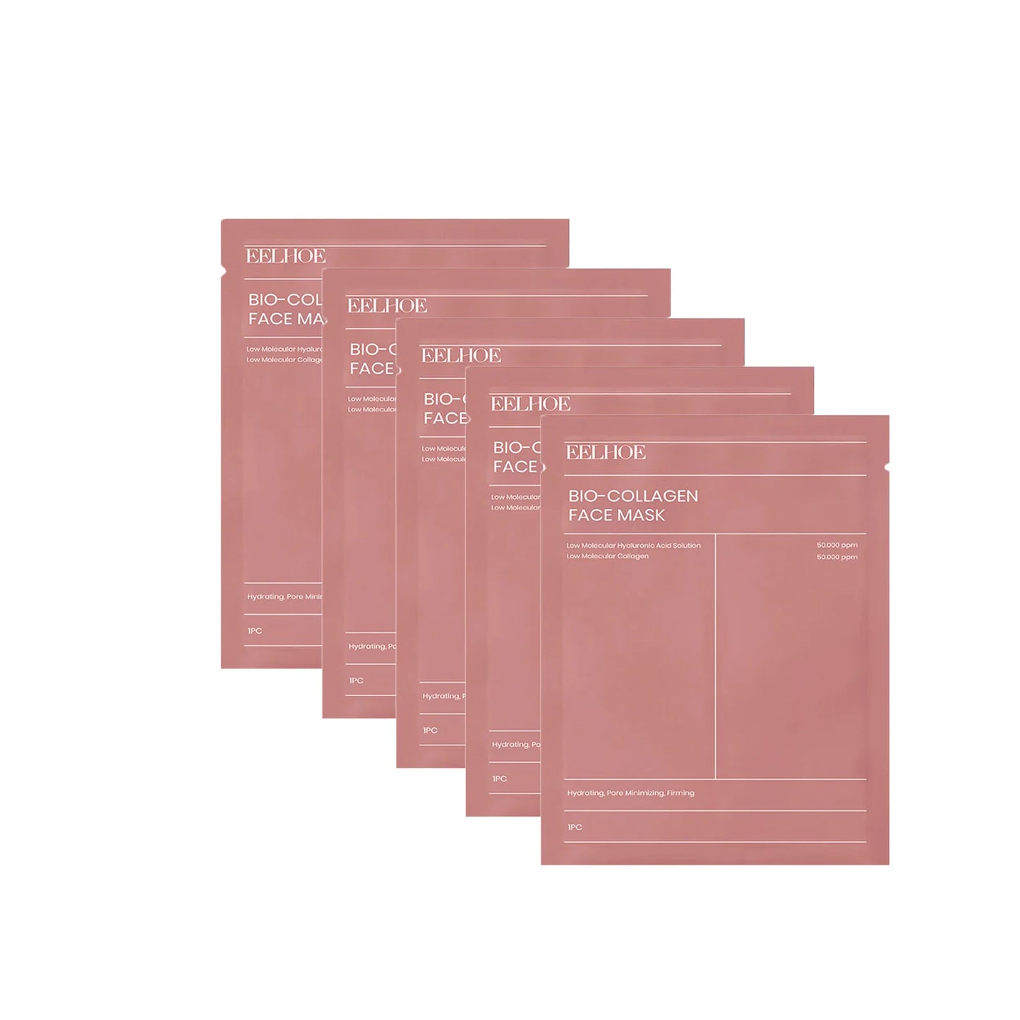 Bio-Collagen Face Mask | Deep Hydration & Pore Care (1/5/10/15 Pack)