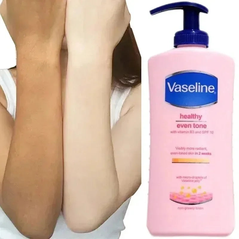 Vaseline Body Lotion for Men and Women Moisturizing Body Moisturizing Fragrance Brightening Skin Exfoliating Body Lotion 400ML