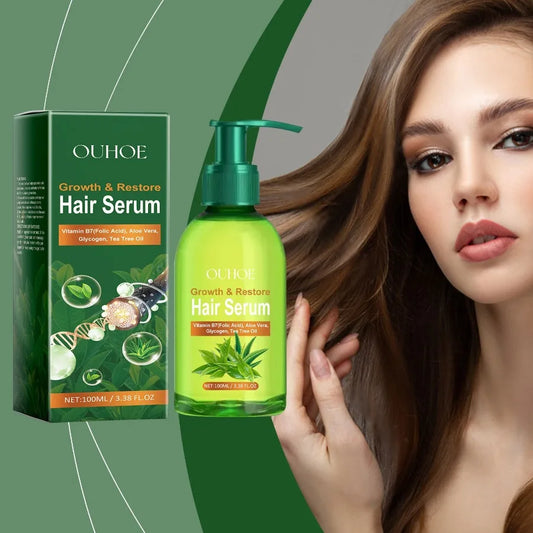OUHOE Hair Care Tea Tree Essential Oil Improves Dry Split Ends And Nourishes Hair LeaveIn Essential Oil