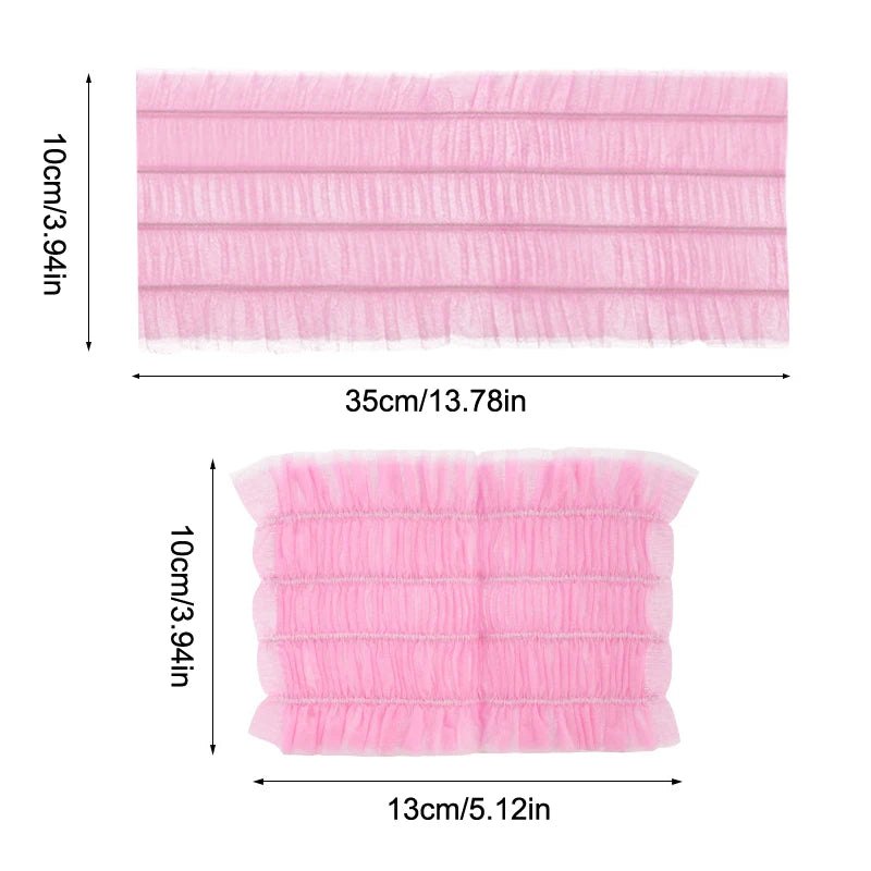 20/50/100pcs Disposable Spa Headbands Soft Non- Elastic Facial Hair Bands For Sauna, Facial Cleansing, Skincare & Makeup