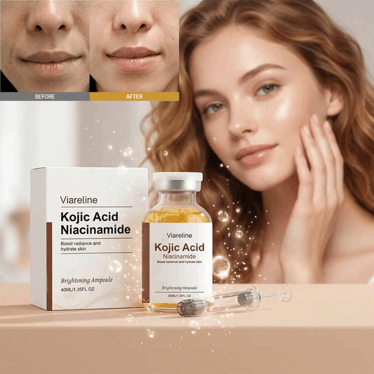 40ml Kojic Acid Nicotinamide Facial Care Essence Ampoule Serum Collagen Deeply Moisturizing Essence Brightens and Evens Skin