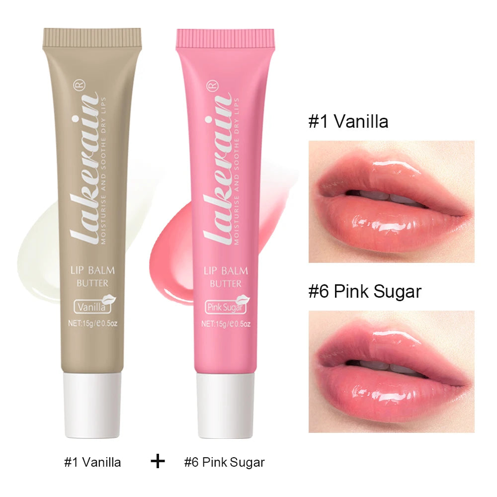 Lip Balm Butter Moisturizing Nourishing Reduce Lip Lines Lip Oil Gloss Hydrates Soothes Dry Lips Skincare Makeup Product