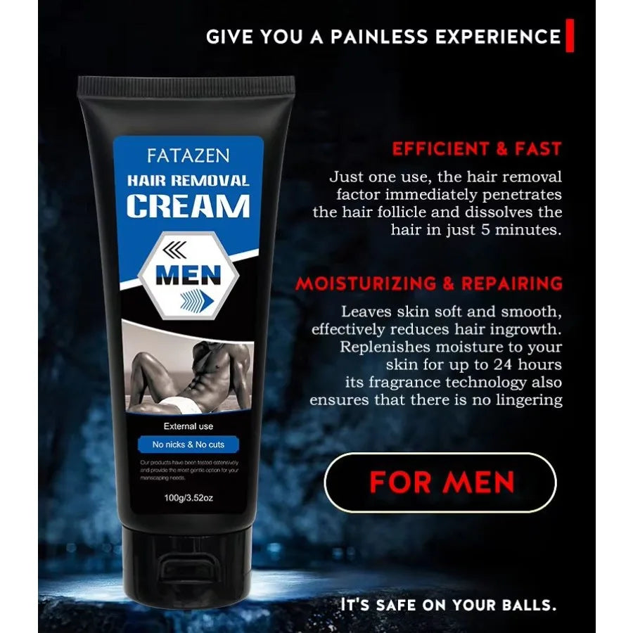 Natural Hair Care Gentle Hair Removal Products For Men Quick Effective Hair Removal Cream