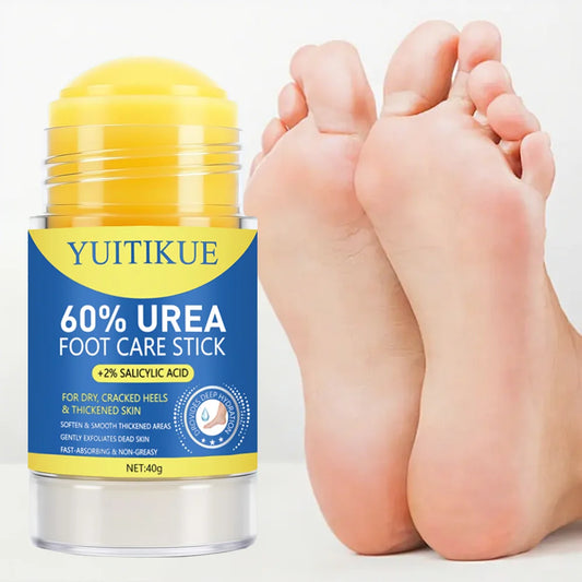 60% Urea Cream and Peach-Scented Foot Balm Combo - Powerful repair for cracked heels, deeply moisturizing and nourishing.