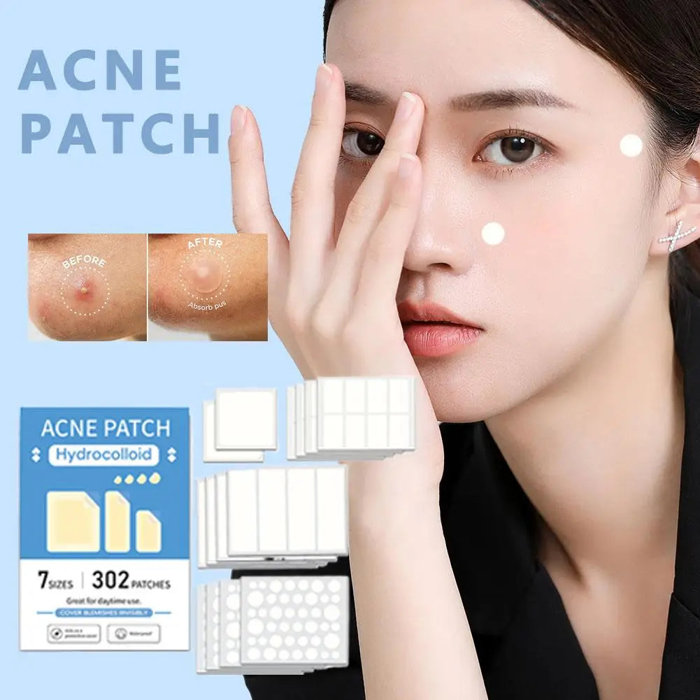 Acne Care Patch Anti-inflammatory Healing Absorbing Spot Sticker Covering Acne Skin Care Stickers Multiple Shapes Pimple Patch